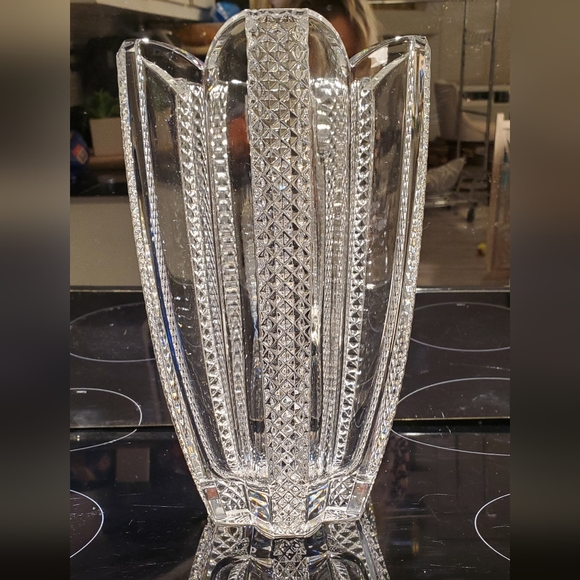MIKASA Vintage Nob Hill Large Heavy Rare 24% Led Crystal Vase